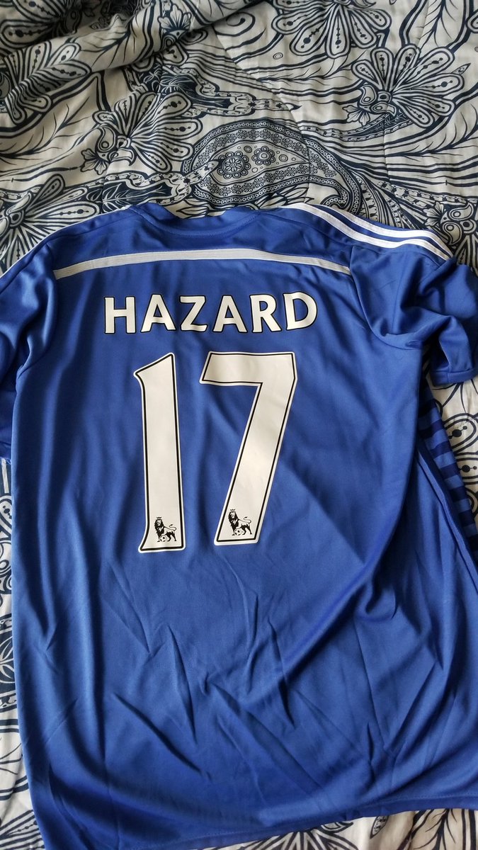 31. Sokratis Borussia Dortmund (Black)32. Diego Fagundez New England Revolution (Blue)33. Eden Hazard Chelsea (Major Throwback with #17)34. Plain Chelsea Jersey