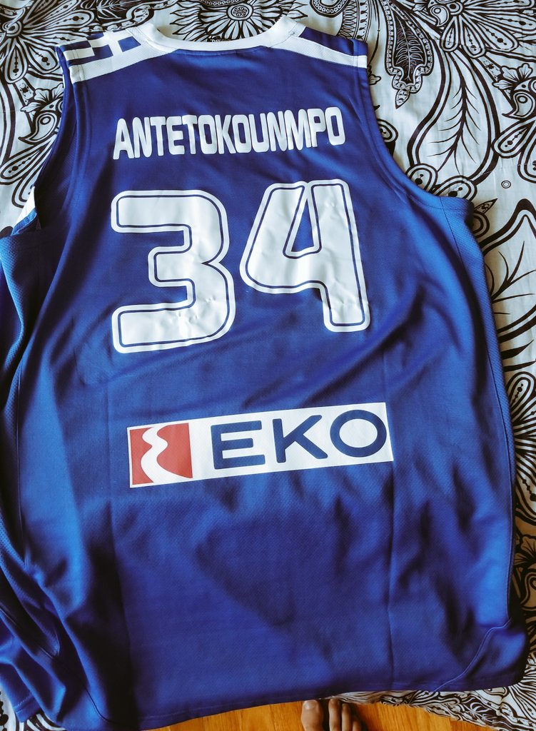 30. Giannis Antetokounmpo Greece National Team (Blue, Probably My Favorite Jersey Tbh)