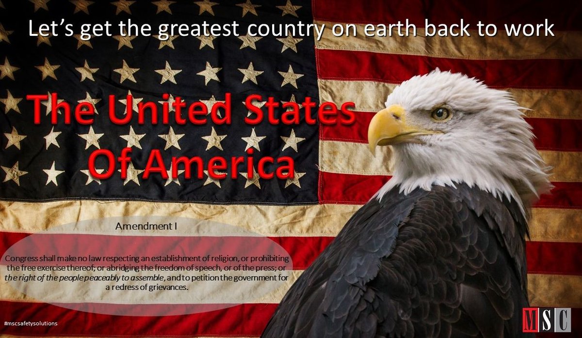 msc_safety's tweet photo. America has survived, 911, wars, hurricanes, tornadoes, floods and many other great disasters.  We have always come out stronger and more resilient. Together we will do it again! #mscsafetysolutions https://t.co/gntwpsvZcW