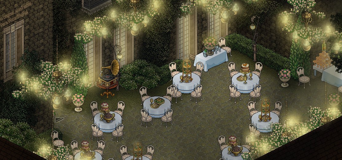 Salón de Bodas para alguien muy especial.. #habbo #pixelart #harrypotter