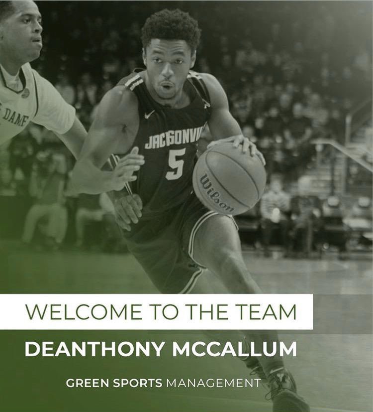 OhioCrossover's tweet photo. Congratulations to OCA alum DeAnthony McCallum (@DeAnthony15) on signing with Green Sports Management to begin his professional career! #OCA4Life https://t.co/CgeDfZ9Izu