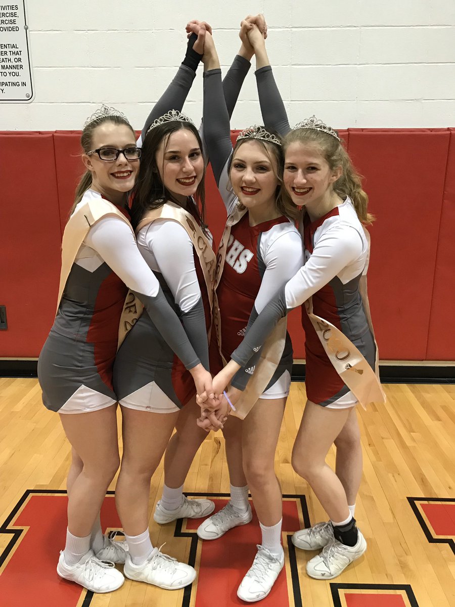 Tonight we are showcasing our seniors: Stormi Borders, Zoe Marlow, Karissa Coleman, &amp; Reanna Lowery. Their leadership and skill knowledge will be missed next year!  We’ll finish the week with two prestigious awards. <a href="/RHSHornetsAthl/">RossvilleAthletics</a> #weRrossville