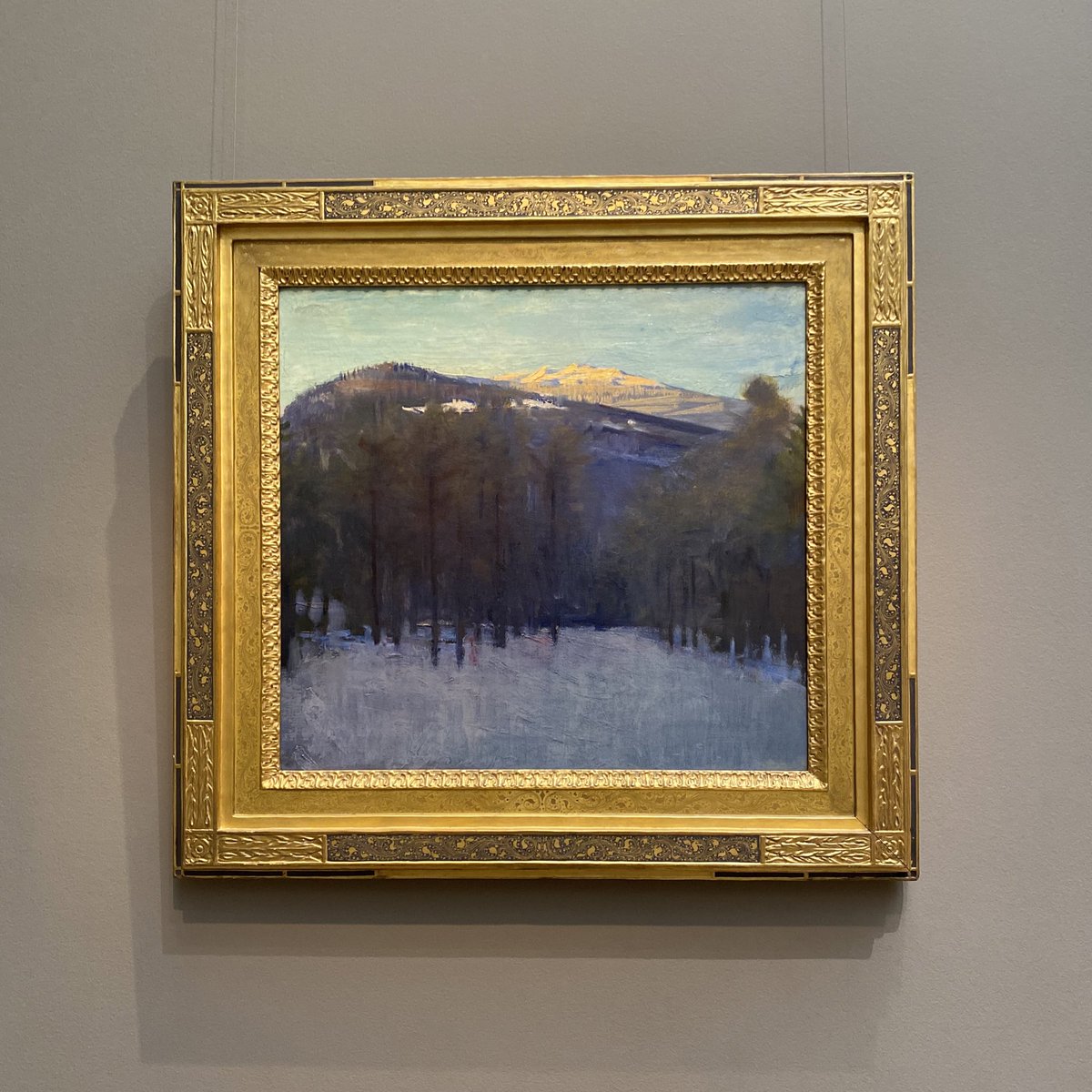 Sargent’s contemporaries John La Farge, Abbott Handerson Thayer, Childe Hassam, and Theodore Robinson were inspired by the Impressionists to depict landscapes and still lifes while embracing the use of natural light, rapid brushwork, and a bright palette.