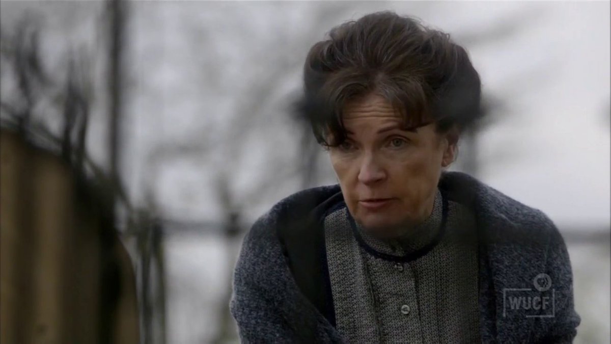 Marilla talks to Matthew. She literally blames him for choosing a terrible bank and they've lost their money.