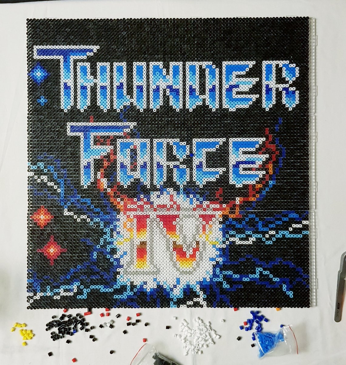 VVVGamer's tweet image. Had some nice messages from people checking in on me. Making slow progress, still very tired. Will spend a couple more weeks recovering till I&apos;m back in the driving seat. In the meantime I&apos;m continuing my time out and gradually creating a #thunderforceIV hama bead picture
