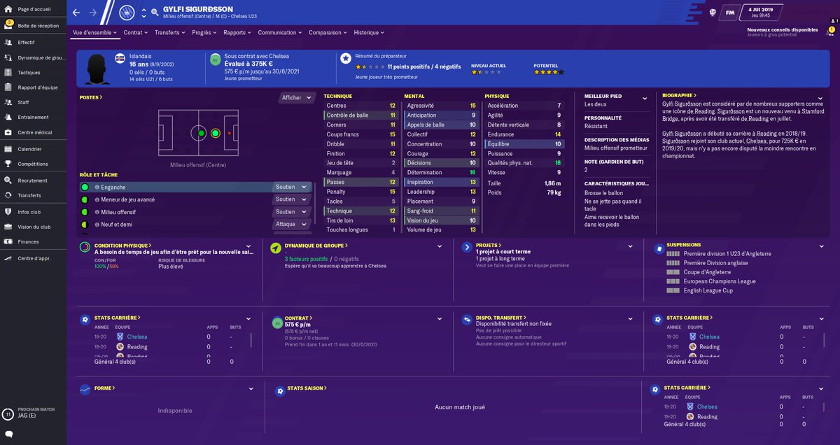 Wojciech Szczesny (16 ans) recruté pour 850k et Gylfi Sigurdsson (16 ans) recruté pour 725k   #VK0607