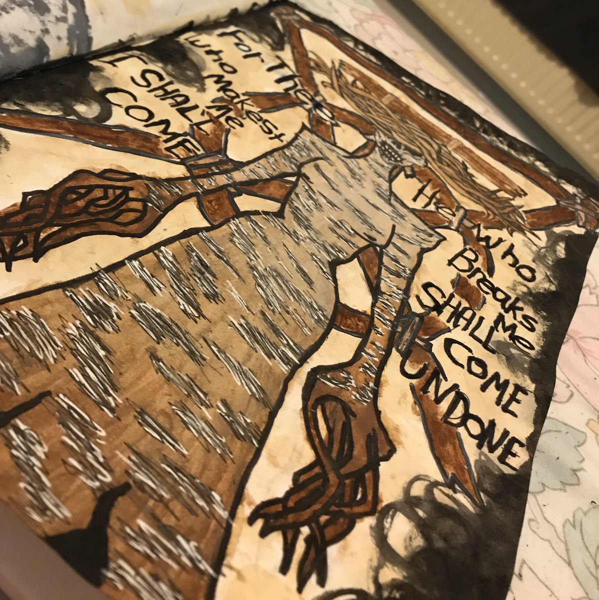 Nightshade_Fox's tweet image. So... As I promised, @CryptTV here is my next piece. The Heartfelt Protector: The Birch! Any Suggestions for my next monster piece? #thebirch #crypttv