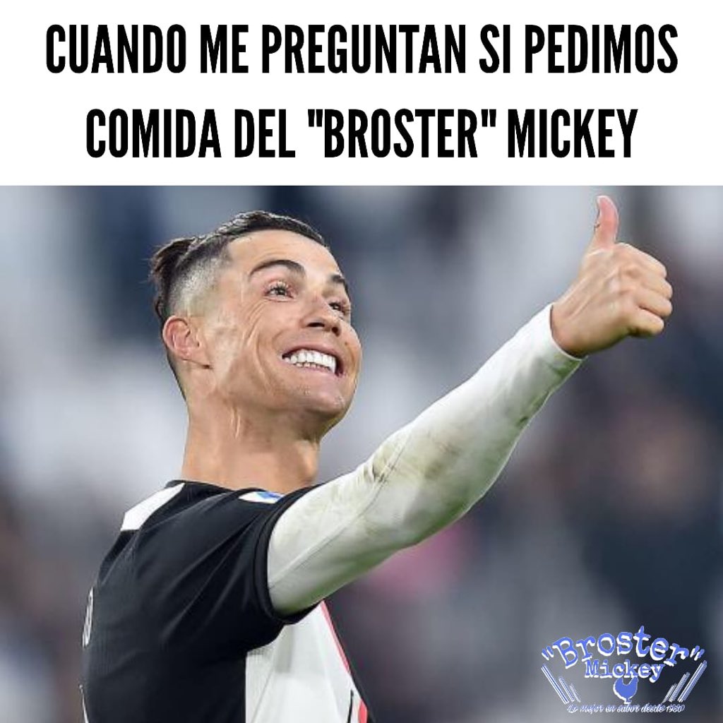 BrosterMickey's tweet photo. CR7 SABEEEEEE
agende su pedido para este viernes, sábado y domingo #pocosCupos Broster Mickey Miraflores el que nunca te abandonó 🤳#0984761409 #quedateencasa #FÉ 🛵🛵🛵🛵🛵🛵🛵🛵🛵🛵 https://t.co/SDrQItCvc5
