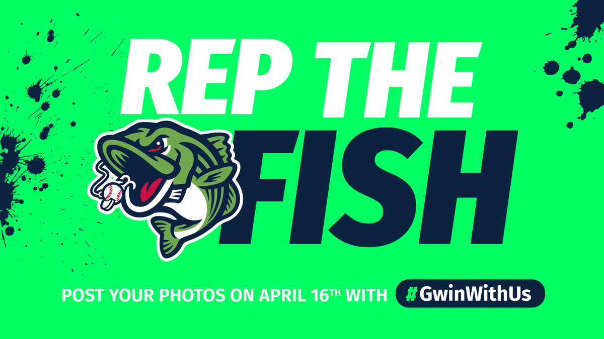 Tomorrow would have been our home opener. Show your hometown pride and wear your Stripers gear in honor of Opening Day! Share a photo with #GwinWithUs to celebrate from home! 🐟