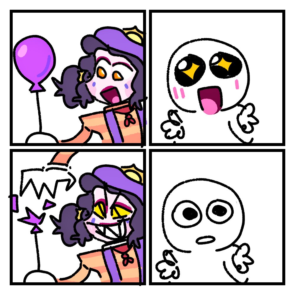 Hey kid want a ballon? ? 