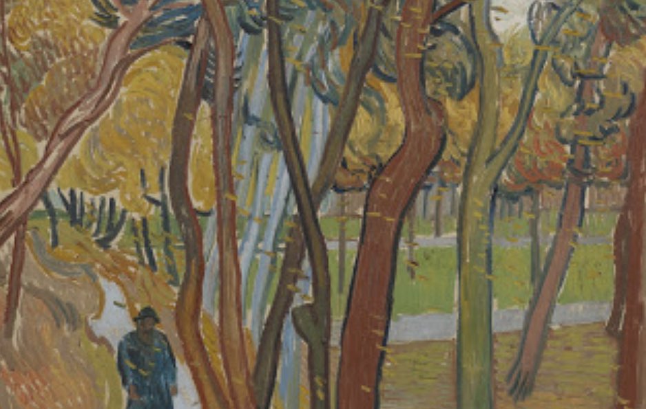 the garden of saint paul’s hospital, 1889