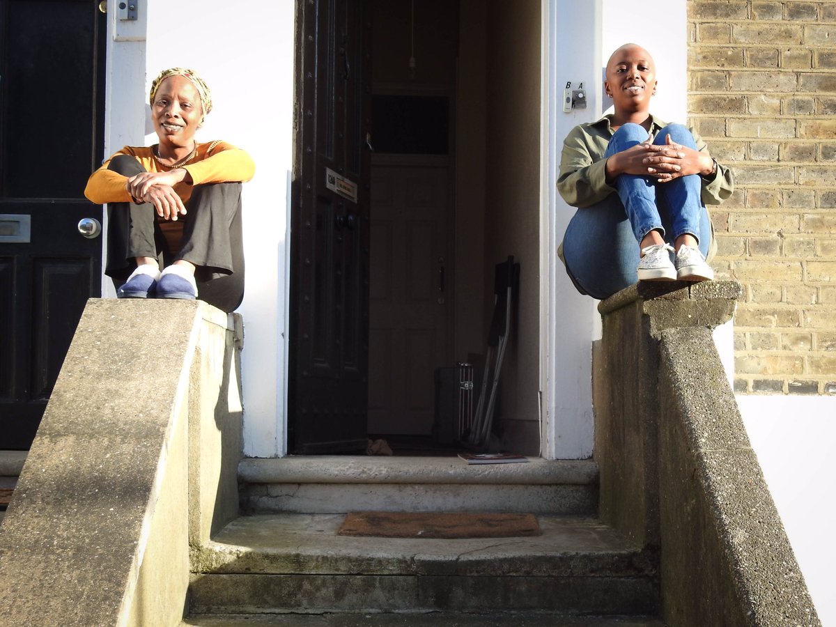 I’ve been using my daily bike ride to swing past friend’s homes & capture moments on their doorsteps and ask what love means to them in this time.Annie is loving having time to look after herself better. “And this doorstep. I’ve been here 30 years” #LoveInATimeOfIsolation