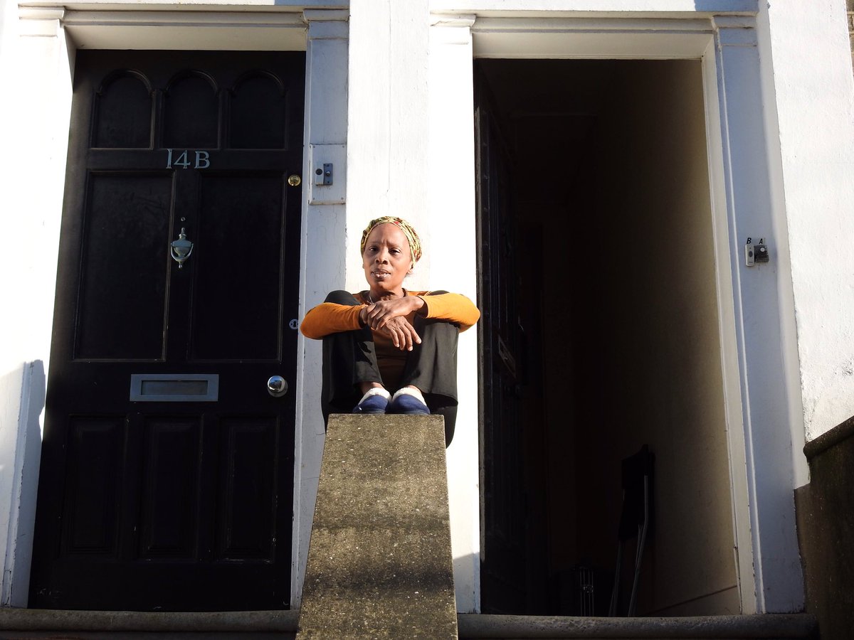 I’ve been using my daily bike ride to swing past friend’s homes & capture moments on their doorsteps and ask what love means to them in this time.Annie is loving having time to look after herself better. “And this doorstep. I’ve been here 30 years” #LoveInATimeOfIsolation