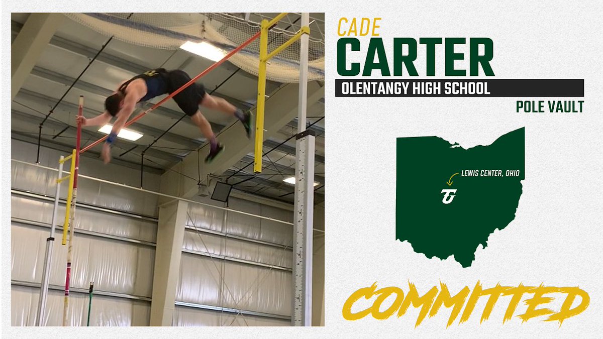 CadeCarter34's tweet photo. Very excited to announce I will be continuing my academic and pole vaulting career at Tiffin University! Thanks to my family, coaches, teammates, and friends for always supporting me! Go Dragons!🐉🐉🐉🔥🔥🔥 https://t.co/GL6pYWTGJd