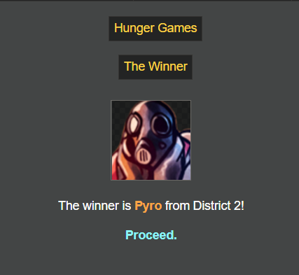 pyro wins by airblasting