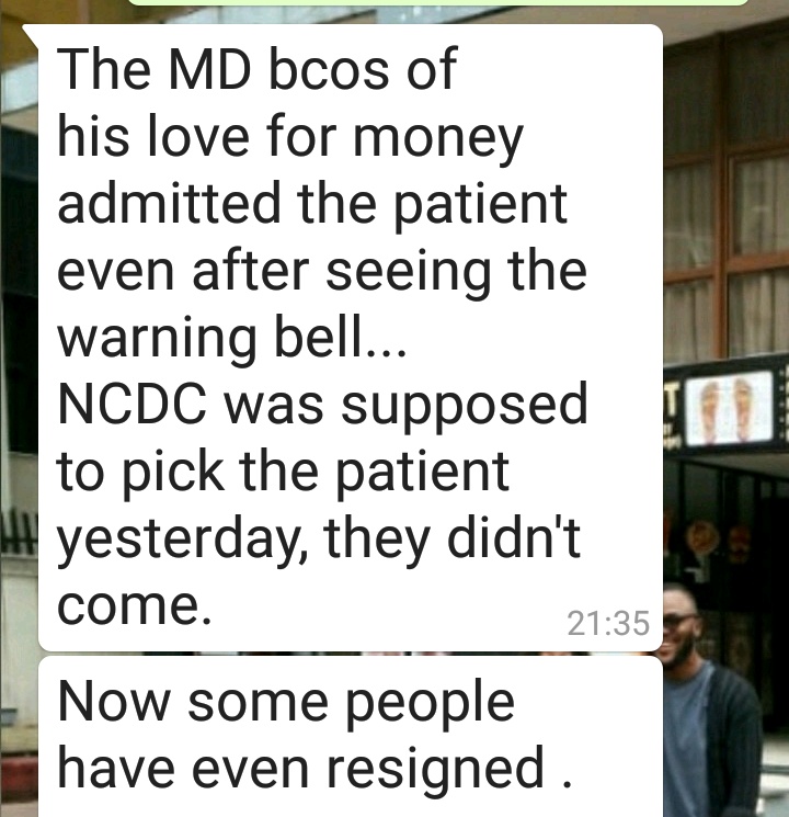 To the point that they ration facemask. 1 per shift, and on night duty, no facemask(Corona does not affect people at night I guess) @NCDCgov  @WHO  @segalink  @healthcommng  #COVID19