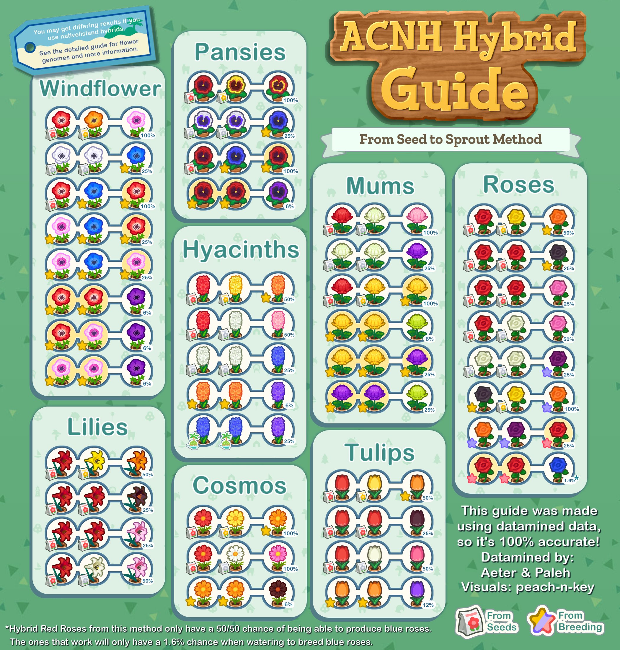 Peach Vtuber On Twitter This Has Probably Made The Rounds On Twitter Already But Here S My Updated Hybrid Flower Breeding Guide For New Horizons Animalcrossingnewhorizons Acnh Acnhdesign Https T Co Wd6a7nuask