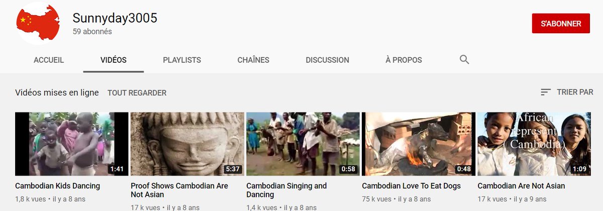 Pour l'anecdote, certains chinois ayant tendance à se considérer comme les seuls "vrais" asiatiques légitimes, il existe une chaîne Youtube exclusivement dédiée au fait de prouver que les cambodgiens sont des africains.