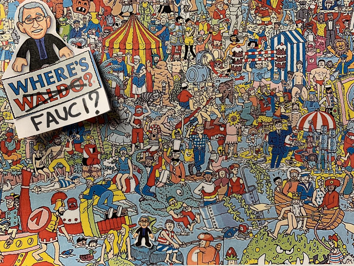 You’re welcome! #fauci #wheresfauci