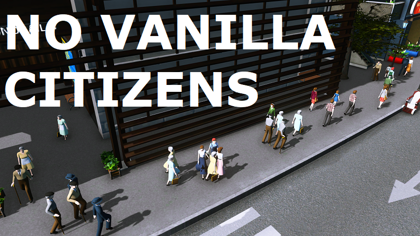 New mod: No Vanilla Citizens
The best way to do themed cities these days :slight_smile:
Workshop: steamcommunity.com/sharedfiles/fi…
<a href="/CitiesSkylines/">Cities: Skylines</a> #CitiesSkylines #SunsetHarbor