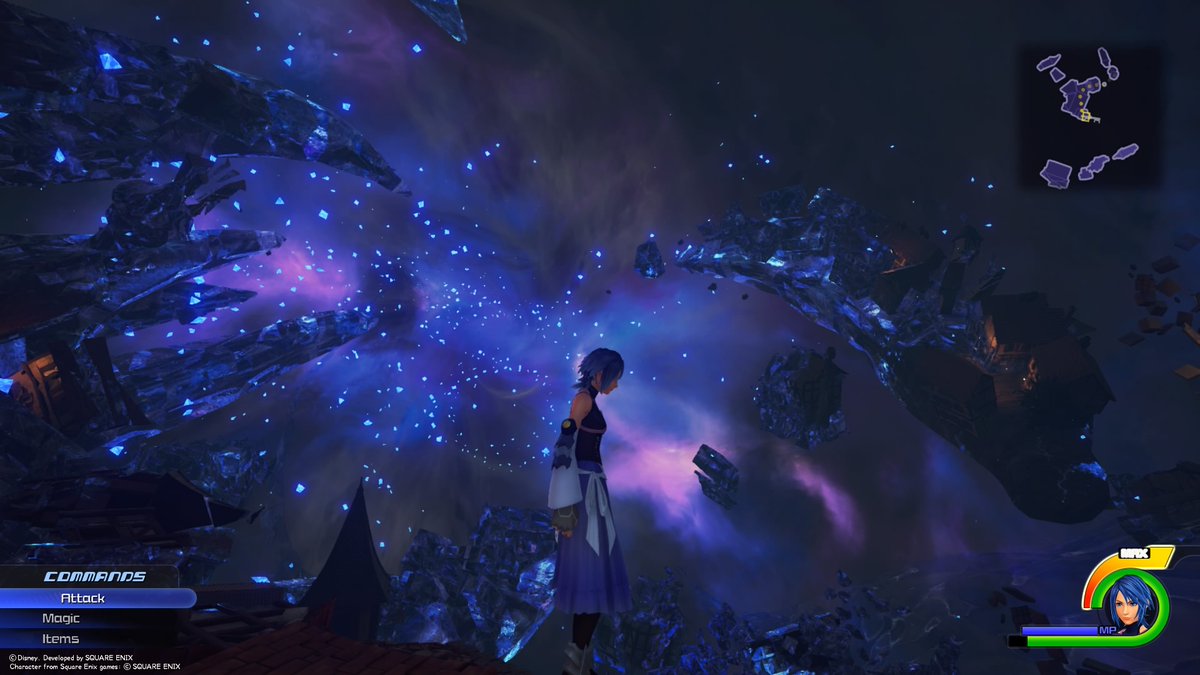 OneRingWraith's tweet image. Aqua has a heart of steel! #KingdomHearts #BBS02 #PS4share