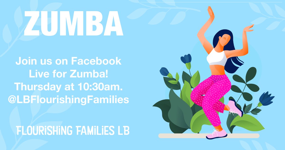 Join our team tomorrow, Thursday, April 16, for live Zumba at 10:30am! Tag and share with your friends and family. #TCCFamilyHealth #SaferAtHome