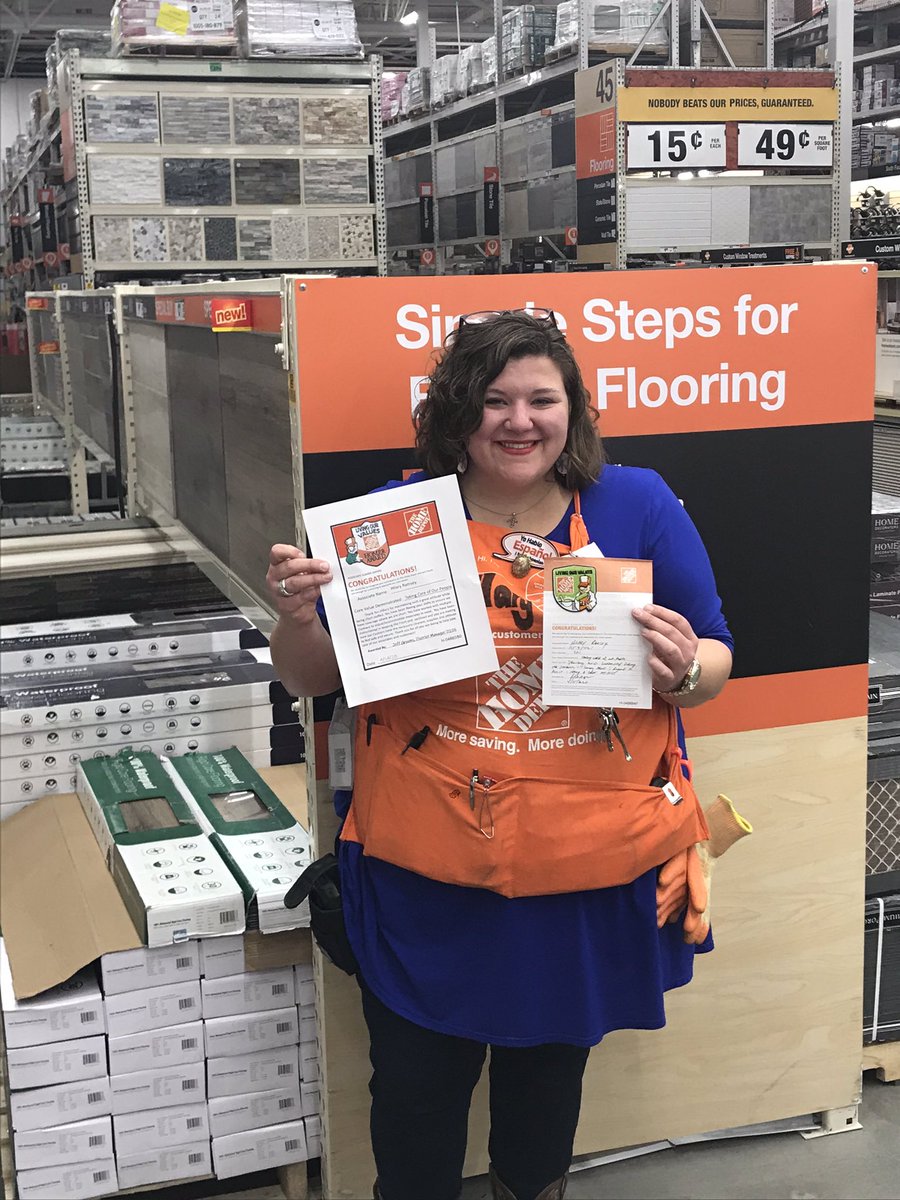Congratulations to Hilary and a BIG THANK YOU!  Hilary gives 110% to our store and Associates.  Found our FES providing Specialty knowledge to a new Associate.  District and store Homers!  <a href="/Jbittsvikings/">JB</a> <a href="/JeffGroomsHD/">Jeff Grooms</a> @BobRoweDHRM255 <a href="/nelliejorgenso2/">nellie jorgenson</a> <a href="/ColeWagner897/">Cole Wagner</a> <a href="/Paul_James80/">Paul James</a>