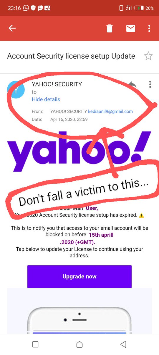 iamaiebee's tweet photo. CAUTION: Read your emails well before clicking on any link in it. And always check the sender to be sure it's authentic cause the subject isn't a guarantee of who sent it... #Website #LagosAgainstCovid19 #LockDownNigeria #LockdownLagos #phisingmails #scam #ScamAlert #Scammers https://t.co/CIp70iob78