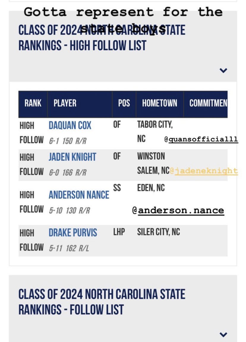 quanofficial24's tweet photo. @PerfectGameUSA #topgun Big things⚾️⚾️ https://t.co/gMCimPzWgB