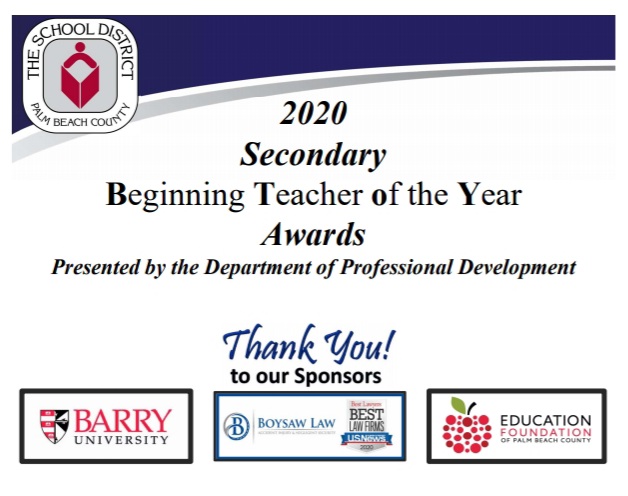 SDPBC Educator Support Program (@sdpbcesp) on Twitter photo π₯π£π₯ The 2020 SDPBC Secondary Beginning Teacher of the Year winner is....βοΈ
Check out the video πΌ to see π highlights of all our Regional Winners AND <a href="/pbcsd/">The School District of Palm Beach County</a> District Winner βββ
youtu.be/W0E1Irsj1y4
#EducatorSupportMatters π΄ππ΄ π₯π£π₯ The 2020 SDPBC Secondary Beginning Teacher of the Year winner is....βοΈ
Check out the video πΌ to see π highlights of all our Regional Winners AND <a href="/pbcsd/">The School District of Palm Beach County</a> District Winner βββ
youtu.be/W0E1Irsj1y4
#EducatorSupportMatters π΄ππ΄