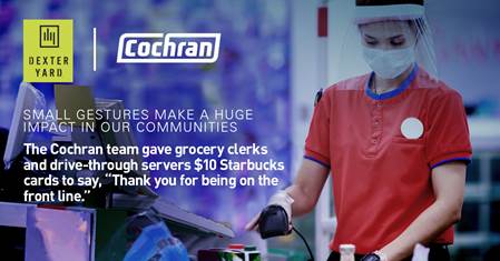 BioMedSeattle's tweet photo. @BioMedRealty #DexterYard partner, @CochranInc small acts of kindness is making a BIG impact in the #Seattle community. https://t.co/VGOFJ9bzug