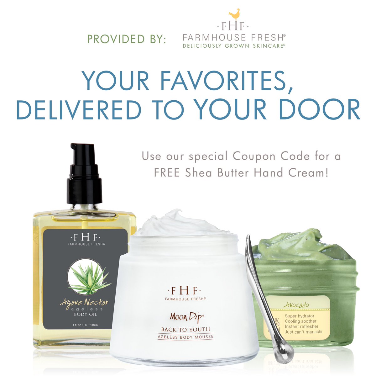 #ad #SelfCare is important! Get your favorite <a href="/farmhousefresh/">FarmHouse Fresh Skincare</a> products delivered right to your door &amp; get a #FREE hand cream when you use code FACEXP. Choose a $15 hand cream, add it to a $30 order, enter code at checkout &amp; your hand cream is FREE. Spend $50+ &amp; get FREE SHIPPING!