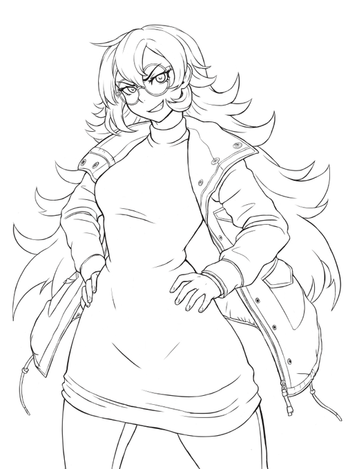 Commission WIP (lineart) 