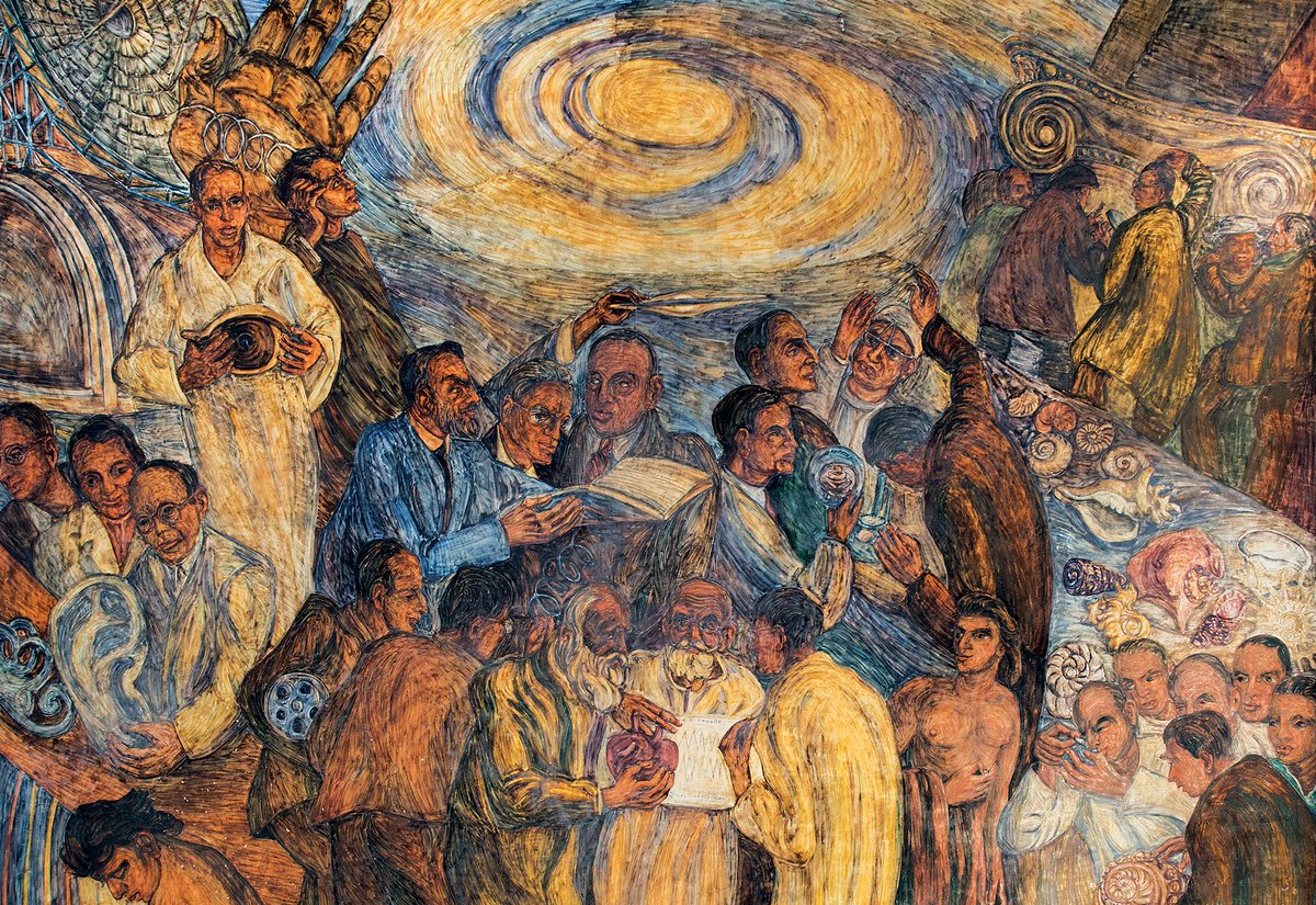 fminas's tweet photo. Hoy 15 de abril se conmemora el Día Mundial del Arte, y para unirnos a la celebración compartimos algunas obras del maestro Pedro Nel Gómez que alberga nuestro campus  🎨 #DíaMundialDelArte https://t.co/J42l5Q7D8P