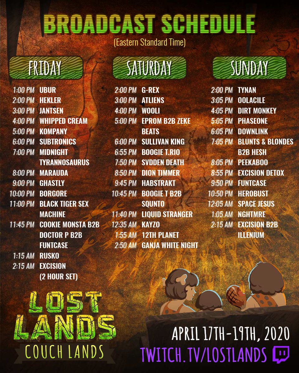 lost_lands's tweet photo. Couch Lands kicks off this Friday at 1pm ET, get ready Headbangers! Relive these complete sets for the first time ever including 20+ hours of never-before-seen content! Follow https://t.co/IrdGeQuEWl to get notified when we’re live! 🙌 https://t.co/1PZGfuFWGz
