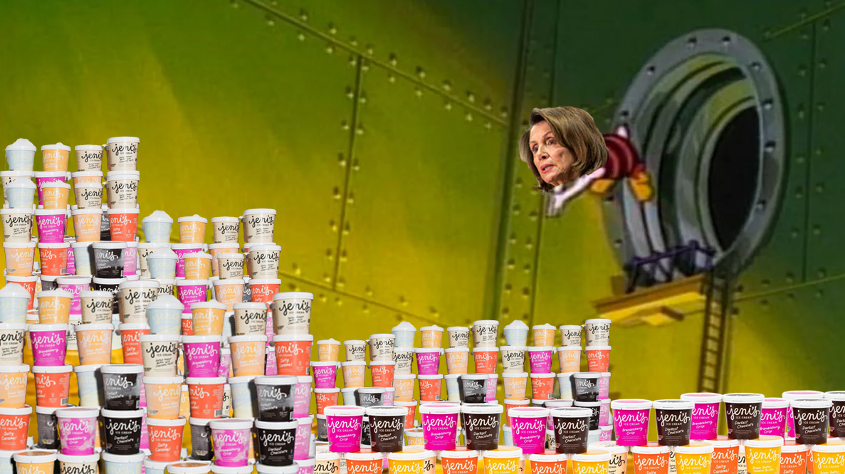Comfortably Smug On Twitter Nancy Pelosi Throws Parties In Chinatown Instead Of Encouraging Social Distancing Then She Goes Home And Downs Pint After Pint Of Ice Cream From Her 24 000 Fridge