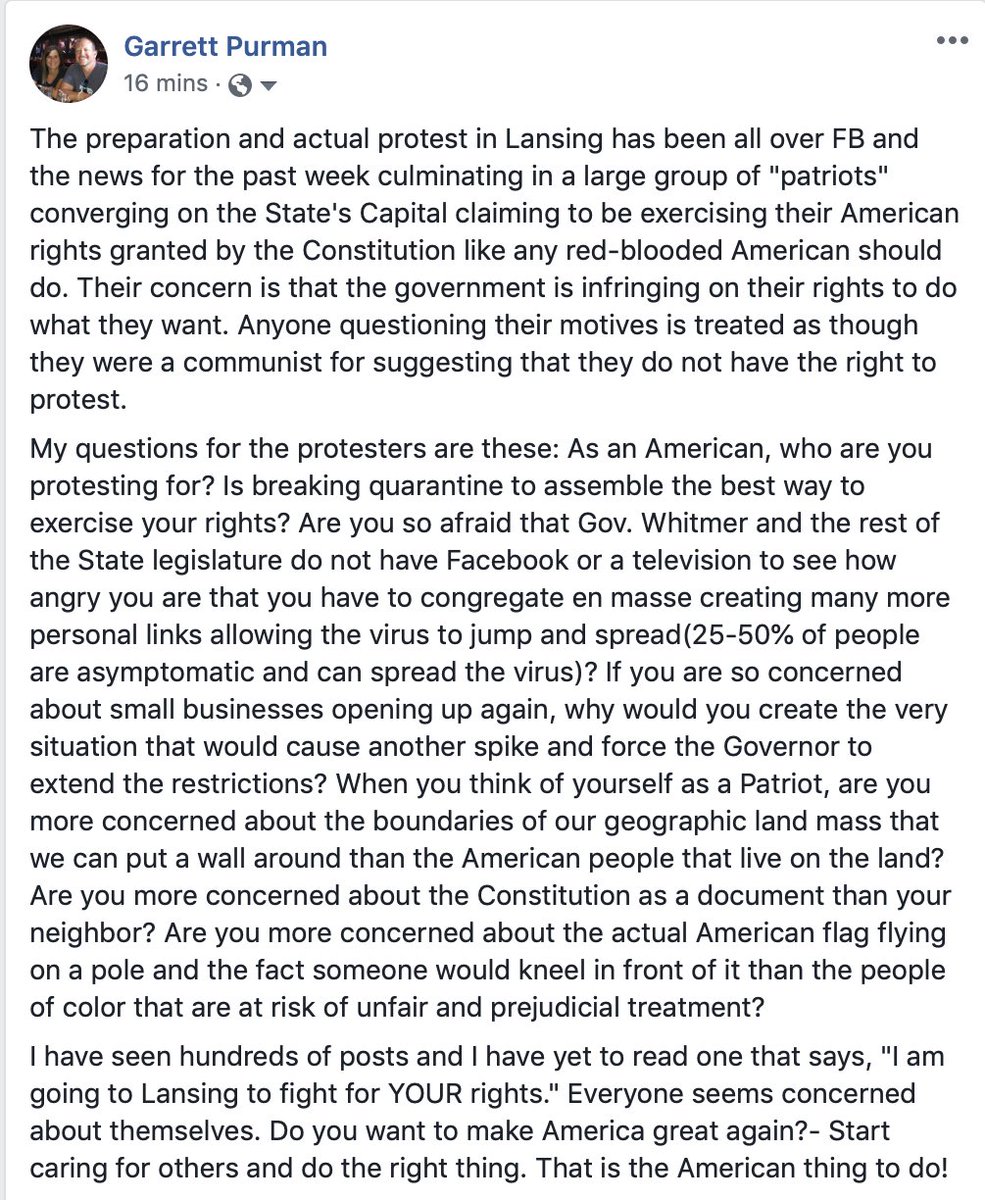 MichKid_Doc's tweet image. Questions for the Protesters in Lansing today...