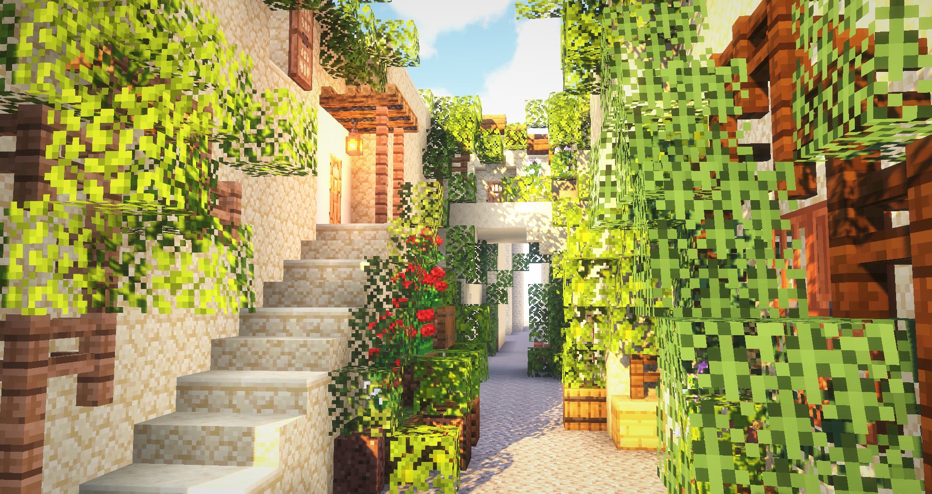 Hotaru على تويتر 南のほうの街並み バニラ建築学部 Minecraft緑化推進委員会