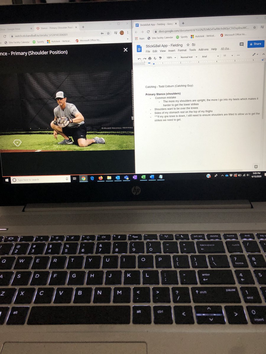 CoachLewan's tweet photo. Thank you @TheCatchingGuy for some awesome content through @StickandBallTV! #QuarantineClassroom ๐โพ๏ธ https://t.co/KetGACClsZ