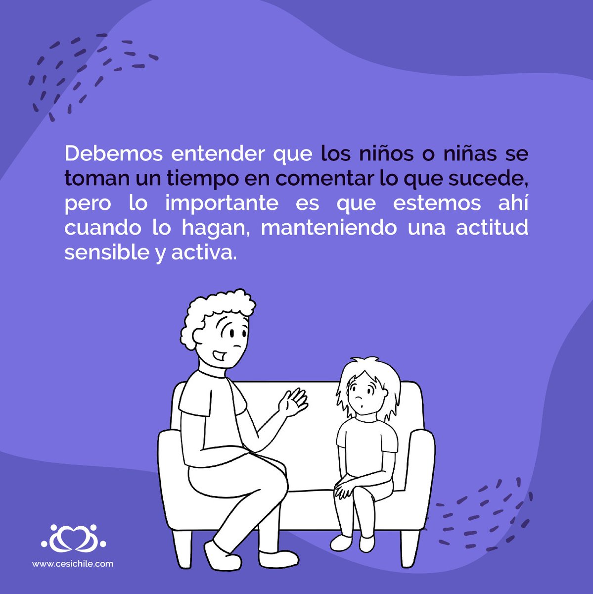 CesiChile's tweet image. En abril el mes de la #prevencióndelabusoinfantil la estrategia+importante es hablar del tema. Lxs niñxs tienen derecho a decidir d quién y d qué forma pueden recibir cariño d otras personas, incluyendo familiares y padres #Reconectemos
#educacionsexualafectiva
#niñxsfelices