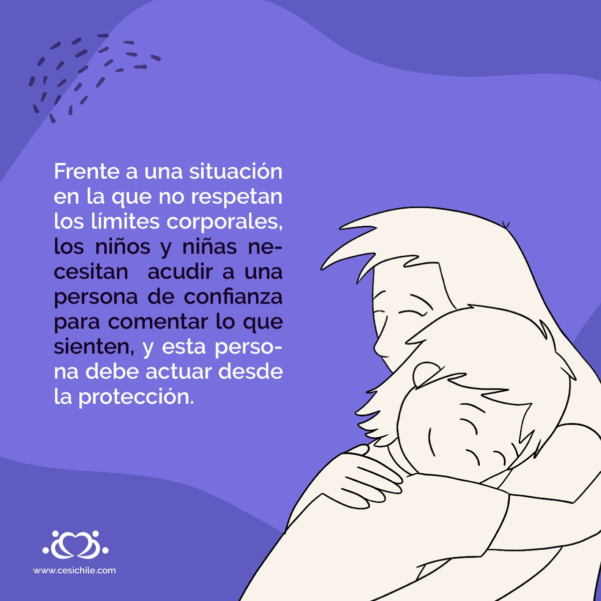CesiChile's tweet image. En abril el mes de la #prevencióndelabusoinfantil la estrategia+importante es hablar del tema. Lxs niñxs tienen derecho a decidir d quién y d qué forma pueden recibir cariño d otras personas, incluyendo familiares y padres #Reconectemos
#educacionsexualafectiva
#niñxsfelices
