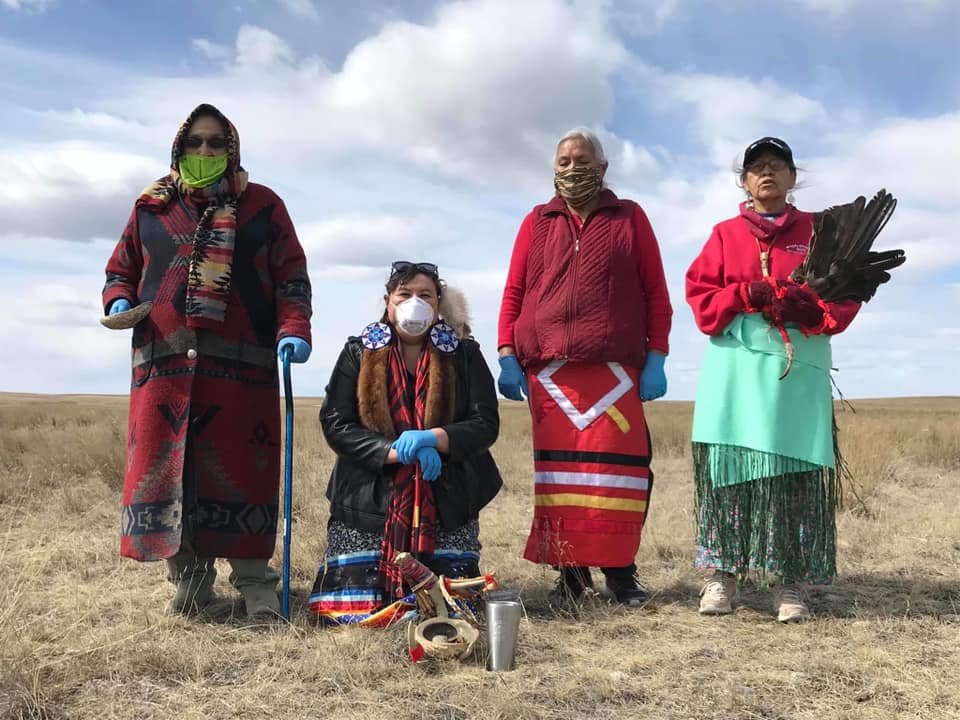 Tomorrow, the same federal judge will hear from Tribes calling for Trump’s presidential permit to be rescinded. It is unconscionable that @TCEnergy Energy continue construction during a global pandemic, w/out permits. It's time to #CancelKXL Photo credit: Curtis Yaz (Blackfeet)