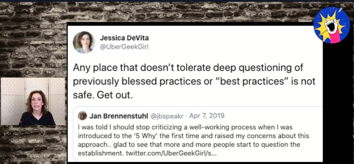 mattstratton's tweet image. Great advice from @UberGeekGirl #allthetalks