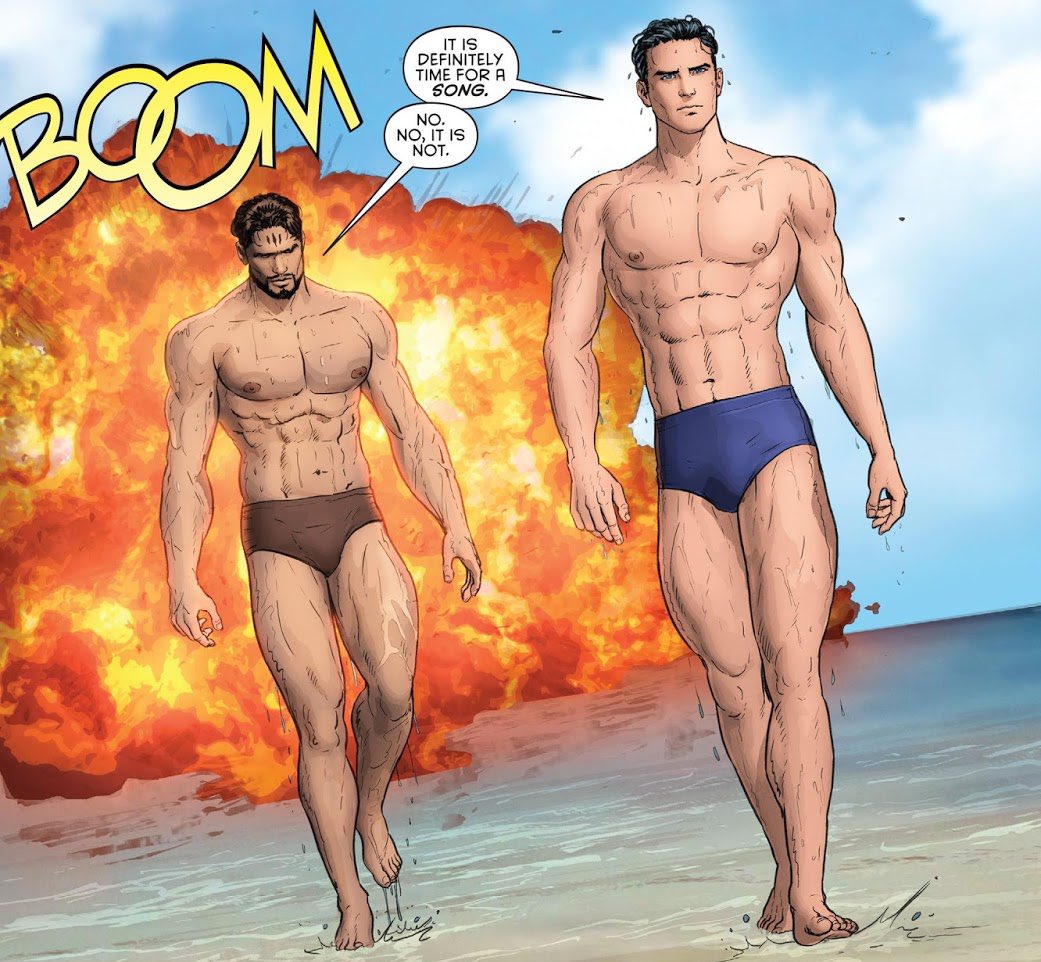 I’ve heard people call Dick Grayson the sex symbol of DC.Ever since the era of DCYou and Rebirth, along with some selective Pre-52 material, he’s been characterized to know how good he looks.He wins over women, he walks around shirtless, he uses his sex appeal to gain info.