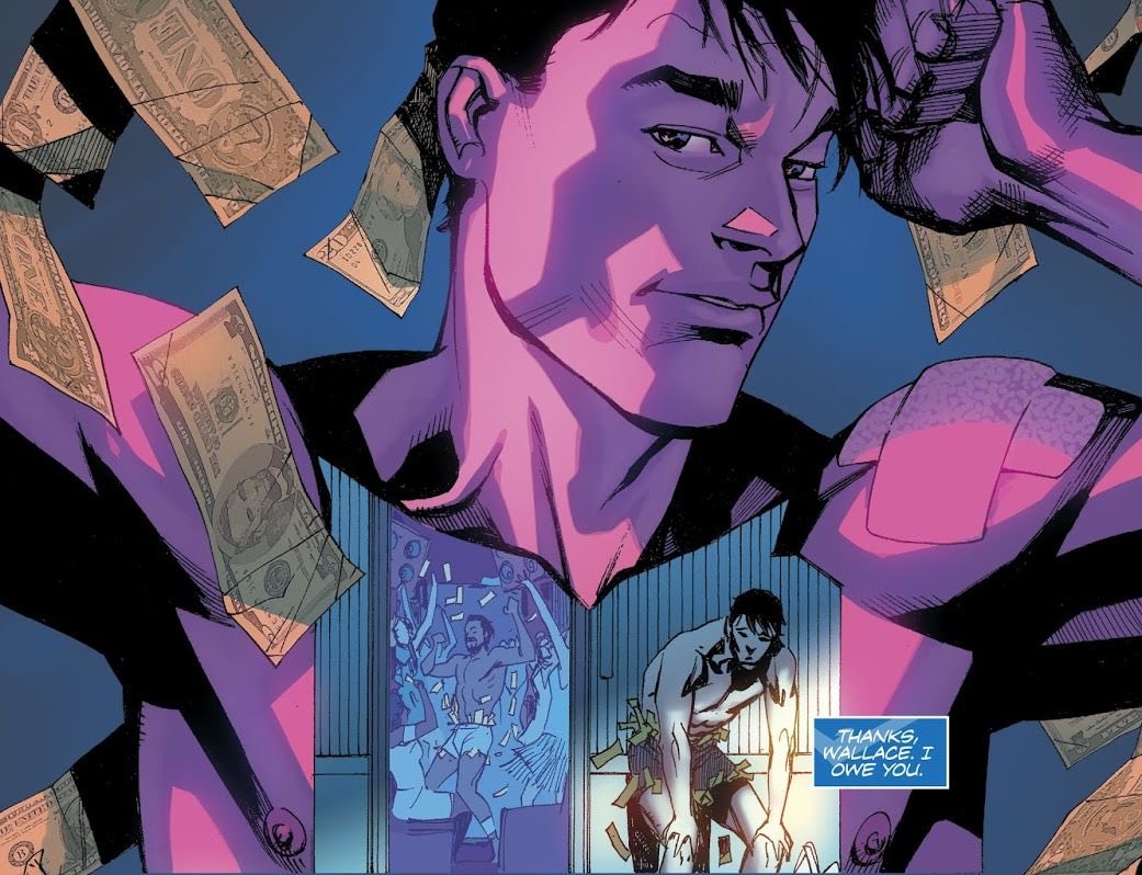 I’ve heard people call Dick Grayson the sex symbol of DC.Ever since the era of DCYou and Rebirth, along with some selective Pre-52 material, he’s been characterized to know how good he looks.He wins over women, he walks around shirtless, he uses his sex appeal to gain info.