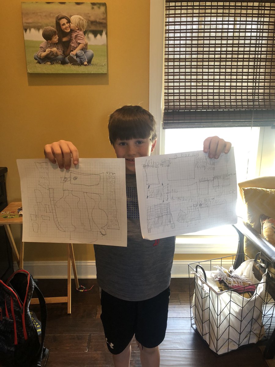 Lmcduncan_teach's tweet photo. Jase Duncan has designed his dream house for STEM challenge # 3. He is representing Ms. Michael’s first grade class from @OMES_Tift  #buildwithbreaux https://t.co/TVnHXXG6Wv