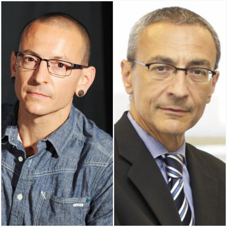 as that would give the perps a perfect scapegoat.If you then throw into the mix the theory that John Podesta is actually Chester's real father and things either start to get interesting or deluded.They both look heavily alike, far more so than his supposed dad. 9/15