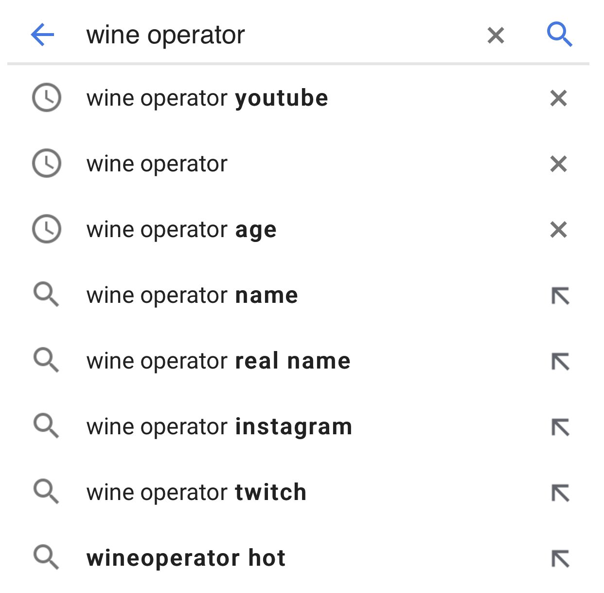 Operator instagram wine Rise of