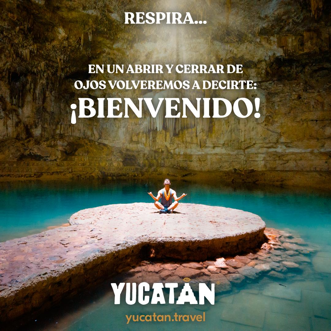 Pronto volveremos a decirte ¡Bienvenido a Yucatán! ❤️