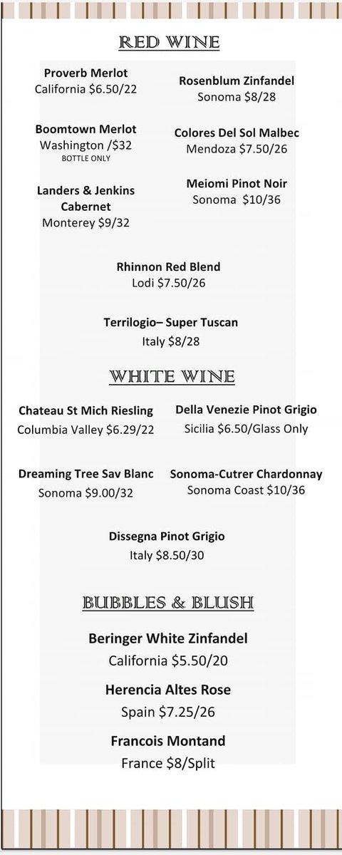 MyMountainTown's tweet photo. It's #WineWednesday @BrooksPlaceTav tonight - 1/2 price bottles! White wine goes perfect with their dinner special of Shrimp Scampi, call now to order - 303-816-1499
https://t.co/gbl03zzfkT #285dining #takeout https://t.co/PNU3bep5PF